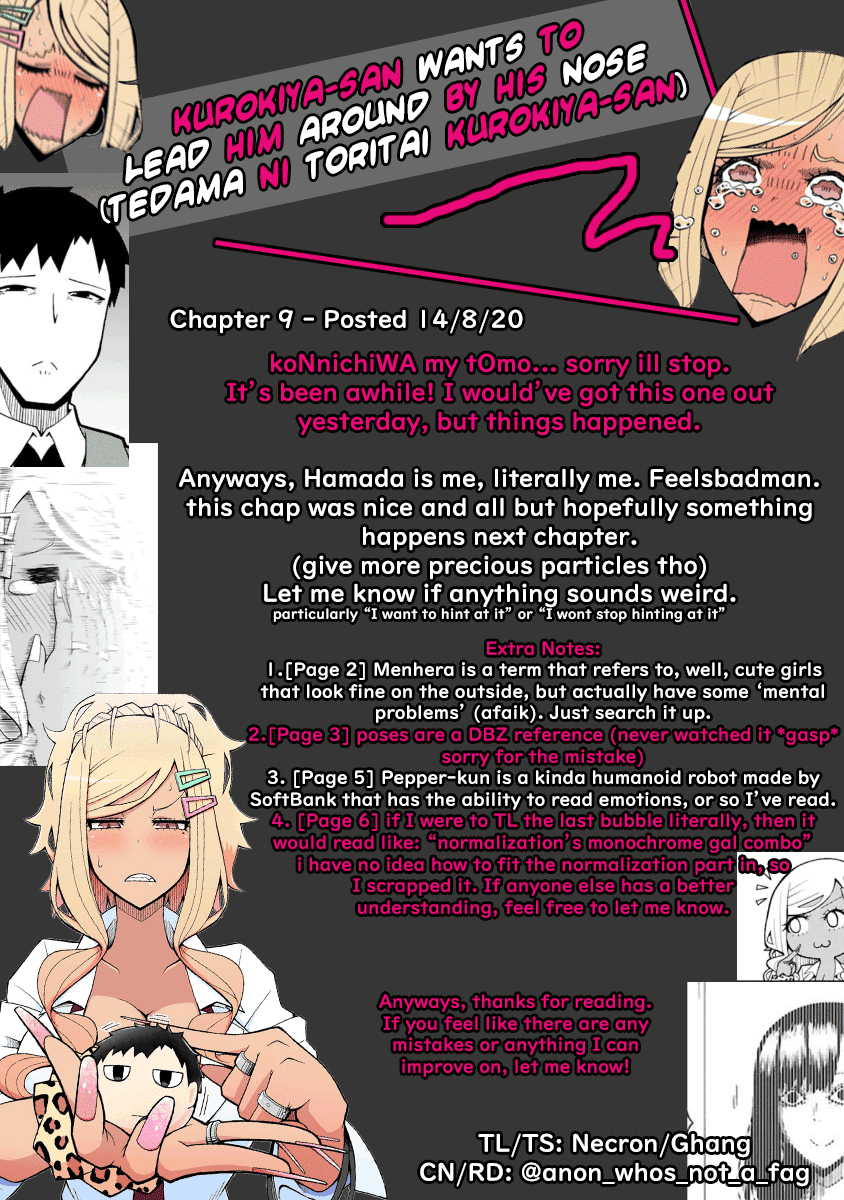 Tedama ni Toritai Kurokiya-san Chapter 9 - Page 18