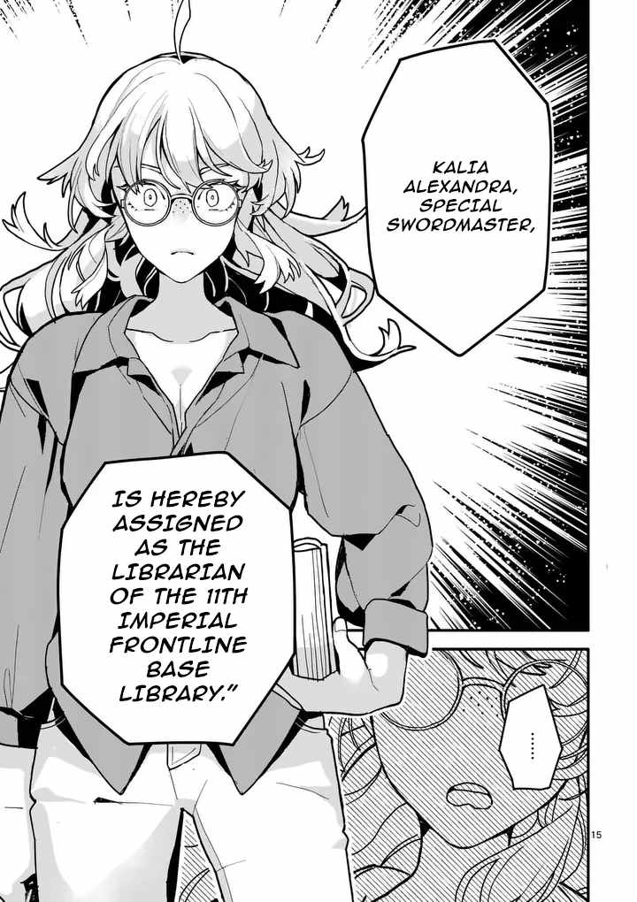 Teikoku Dai 11 Zensenkichi Madou Toshokan, Tadaima Kaikanchuu Chapter 1 - Page 14