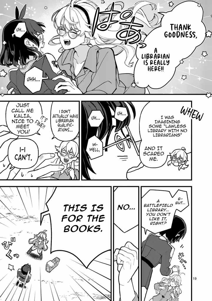 Teikoku Dai 11 Zensenkichi Madou Toshokan, Tadaima Kaikanchuu Chapter 1 - Page 18