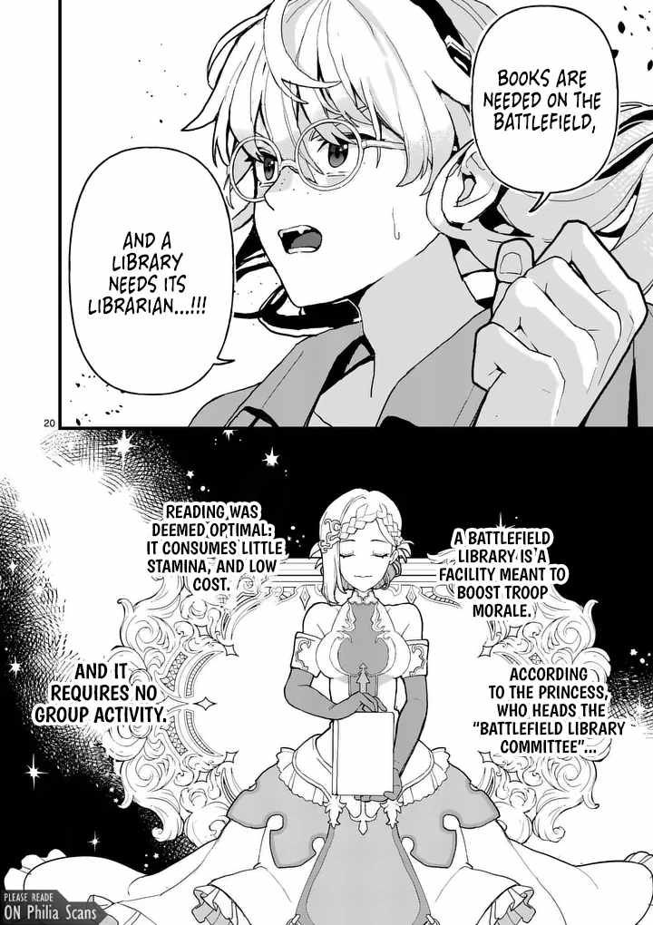 Teikoku Dai 11 Zensenkichi Madou Toshokan, Tadaima Kaikanchuu Chapter 1 - Page 19