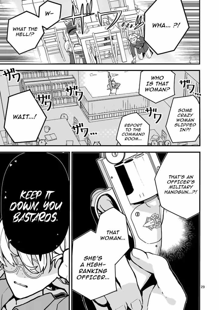 Teikoku Dai 11 Zensenkichi Madou Toshokan, Tadaima Kaikanchuu Chapter 1 - Page 28