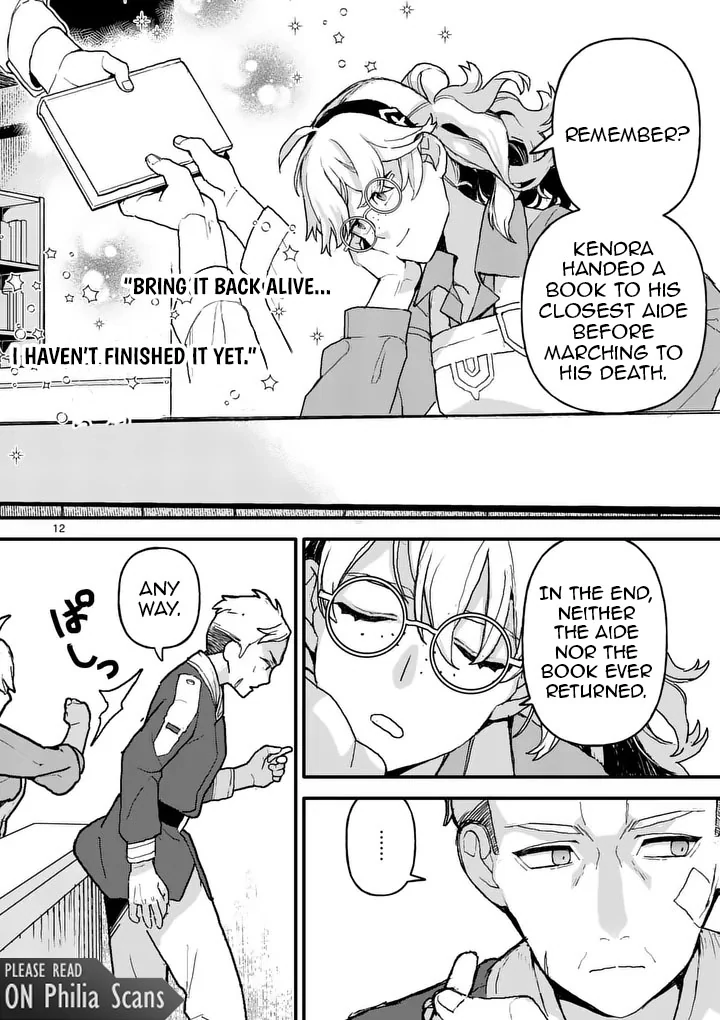 Teikoku Dai 11 Zensenkichi Madou Toshokan, Tadaima Kaikanchuu Chapter 2 - Page 12