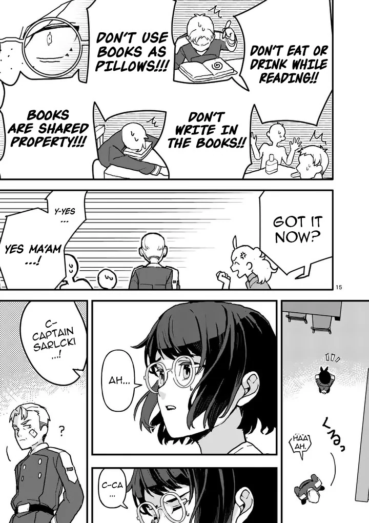 Teikoku Dai 11 Zensenkichi Madou Toshokan, Tadaima Kaikanchuu Chapter 2 - Page 15