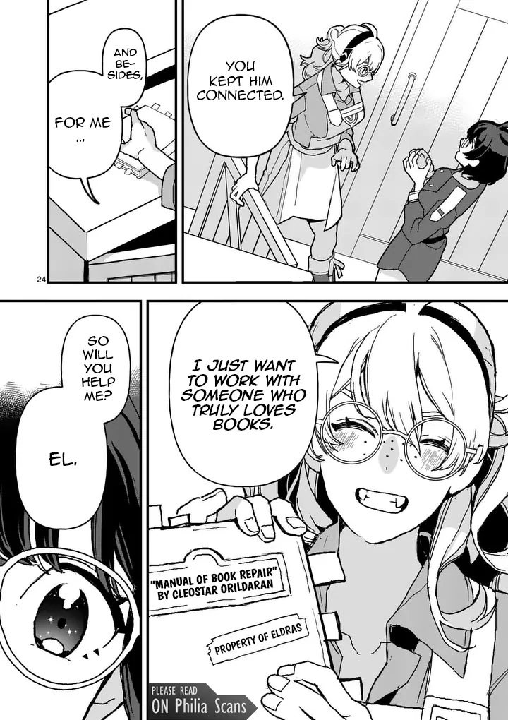 Teikoku Dai 11 Zensenkichi Madou Toshokan, Tadaima Kaikanchuu Chapter 2 - Page 24