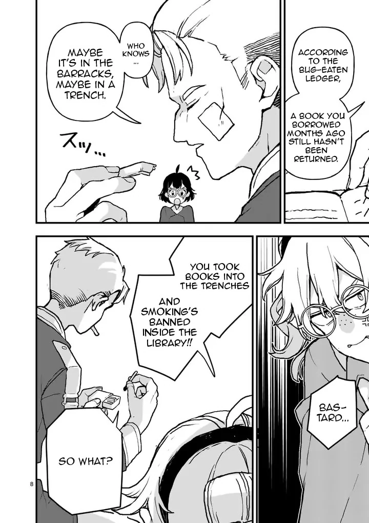 Teikoku Dai 11 Zensenkichi Madou Toshokan, Tadaima Kaikanchuu Chapter 2 - Page 8