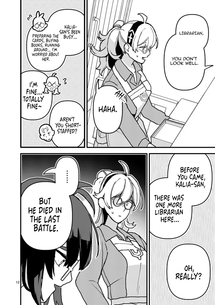 Teikoku Dai 11 Zensenkichi Madou Toshokan, Tadaima Kaikanchuu Chapter 3.1 - Page 12