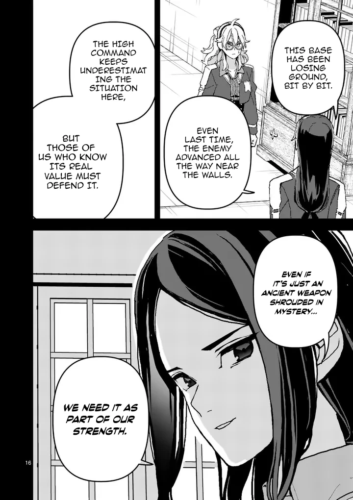 Teikoku Dai 11 Zensenkichi Madou Toshokan, Tadaima Kaikanchuu Chapter 3.1 - Page 16