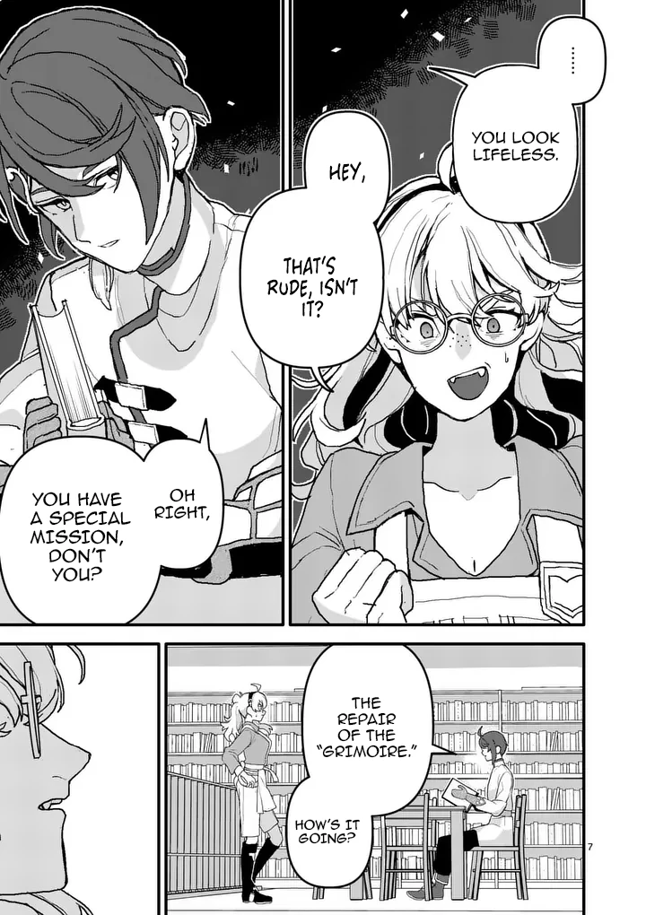 Teikoku Dai 11 Zensenkichi Madou Toshokan, Tadaima Kaikanchuu Chapter 3.1 - Page 7