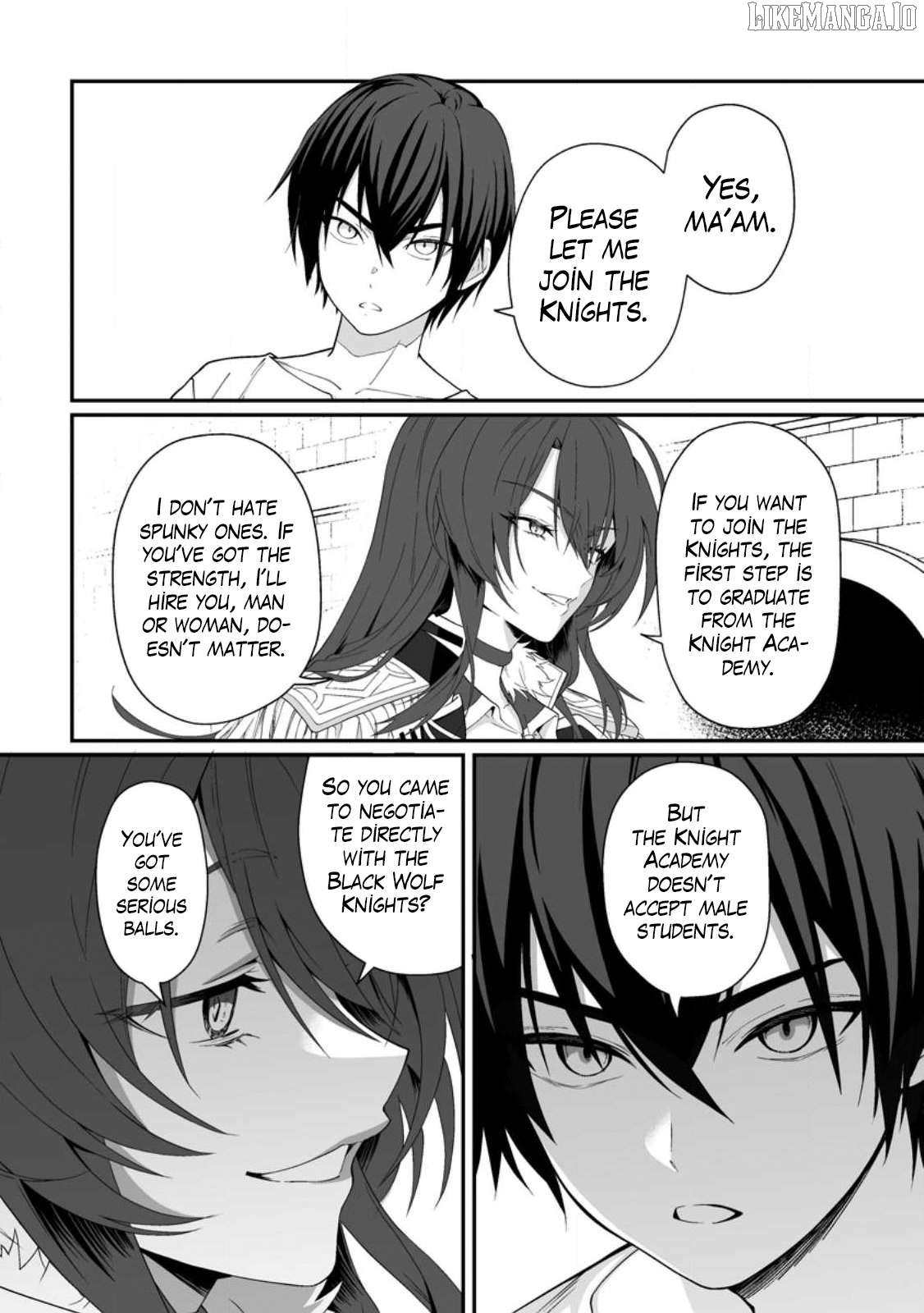 Teisou Gyakuten Sekai De Yuiitsu No Otoko Kishi No Ore, Onna Kishi Gakuen Ni Nyuugaku Shitara Nazeka Eiyou Atsukai Sareta ~Zetsurin Skill De Harem Musou~ Chapter 1 - Page 12