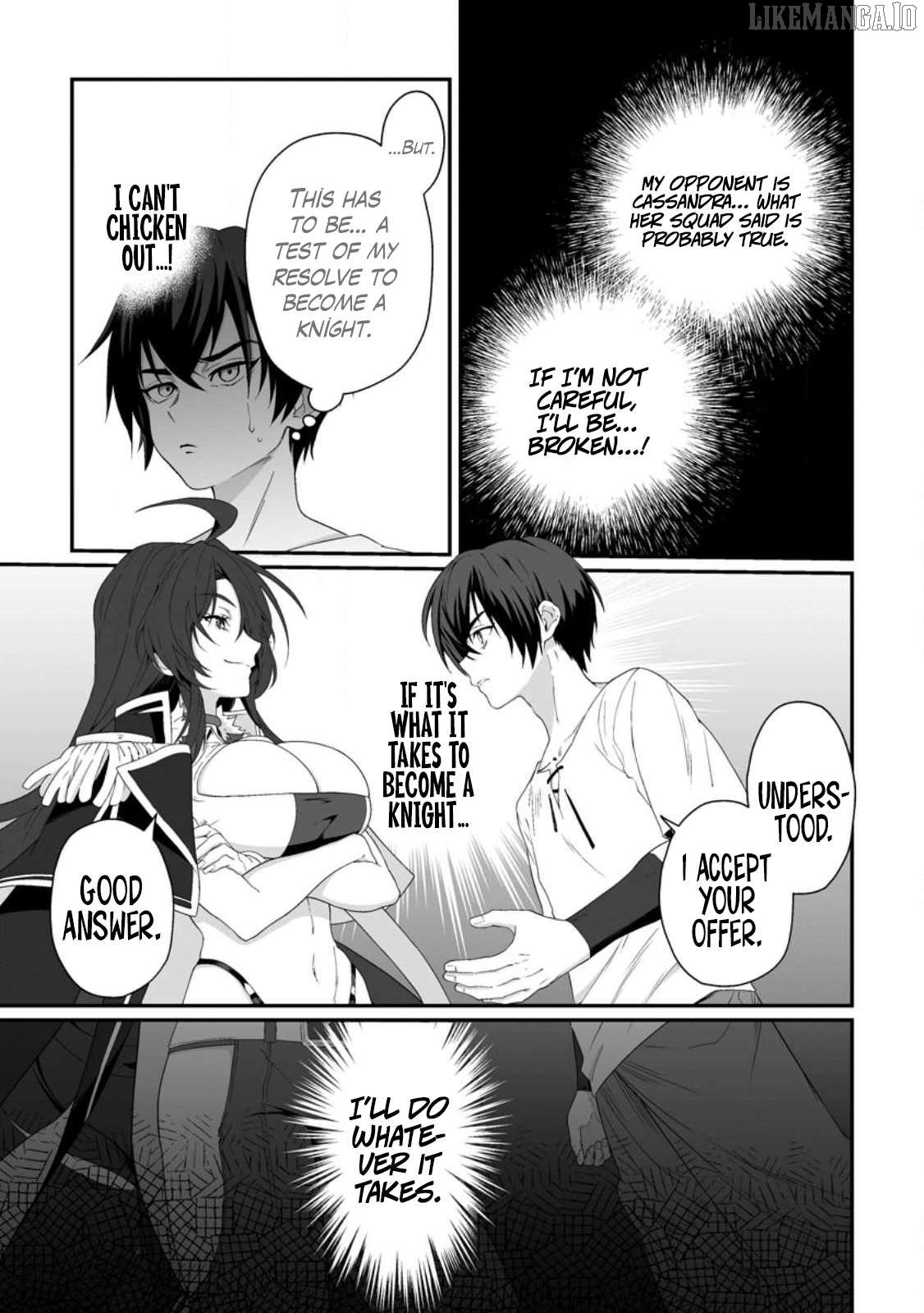 Teisou Gyakuten Sekai De Yuiitsu No Otoko Kishi No Ore, Onna Kishi Gakuen Ni Nyuugaku Shitara Nazeka Eiyou Atsukai Sareta ~Zetsurin Skill De Harem Musou~ Chapter 1 - Page 15