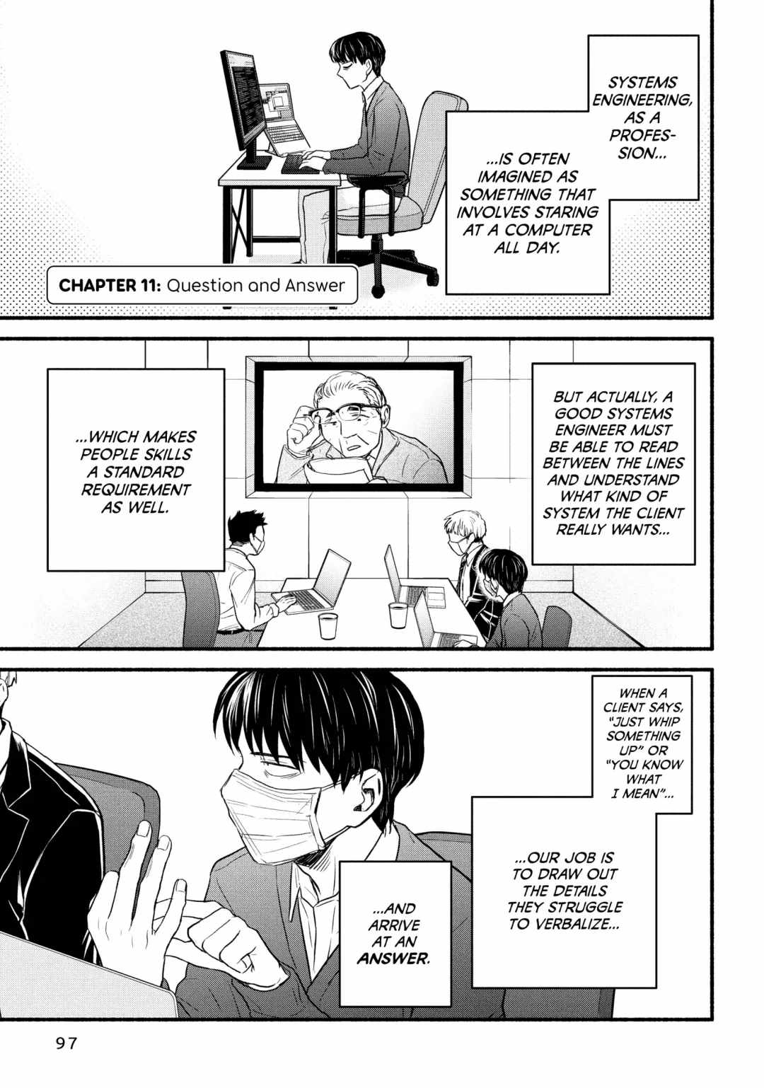 Telework Yotabanashi Chapter 11 - Page 1