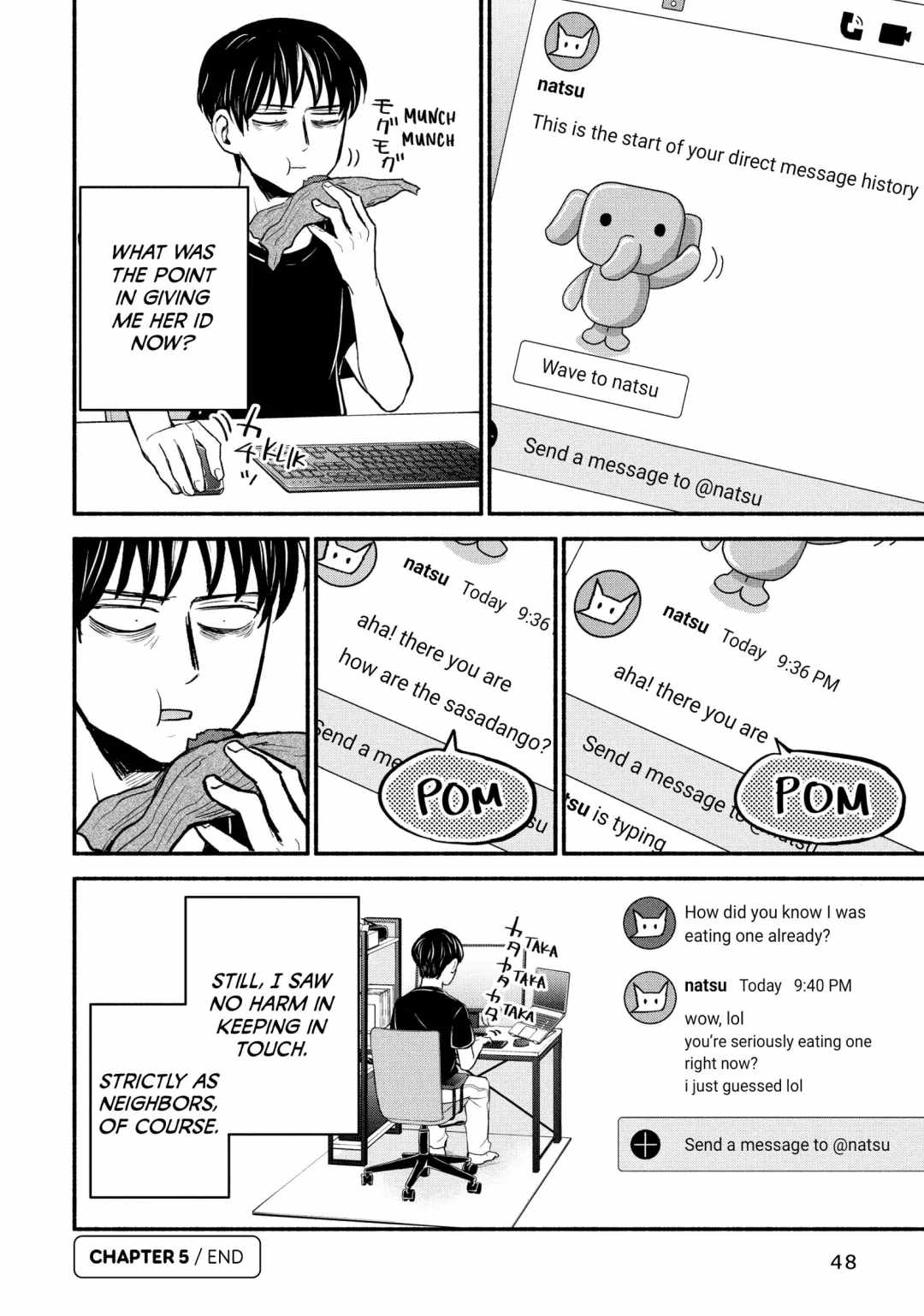 Telework Yotabanashi Chapter 5 - Page 8