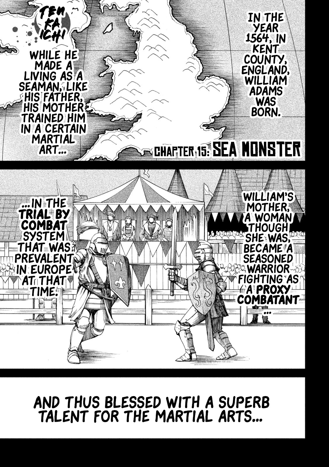 Tenkaichi – Nihon Saikyou Bugeisha Ketteisen Chapter 15 - Page 1