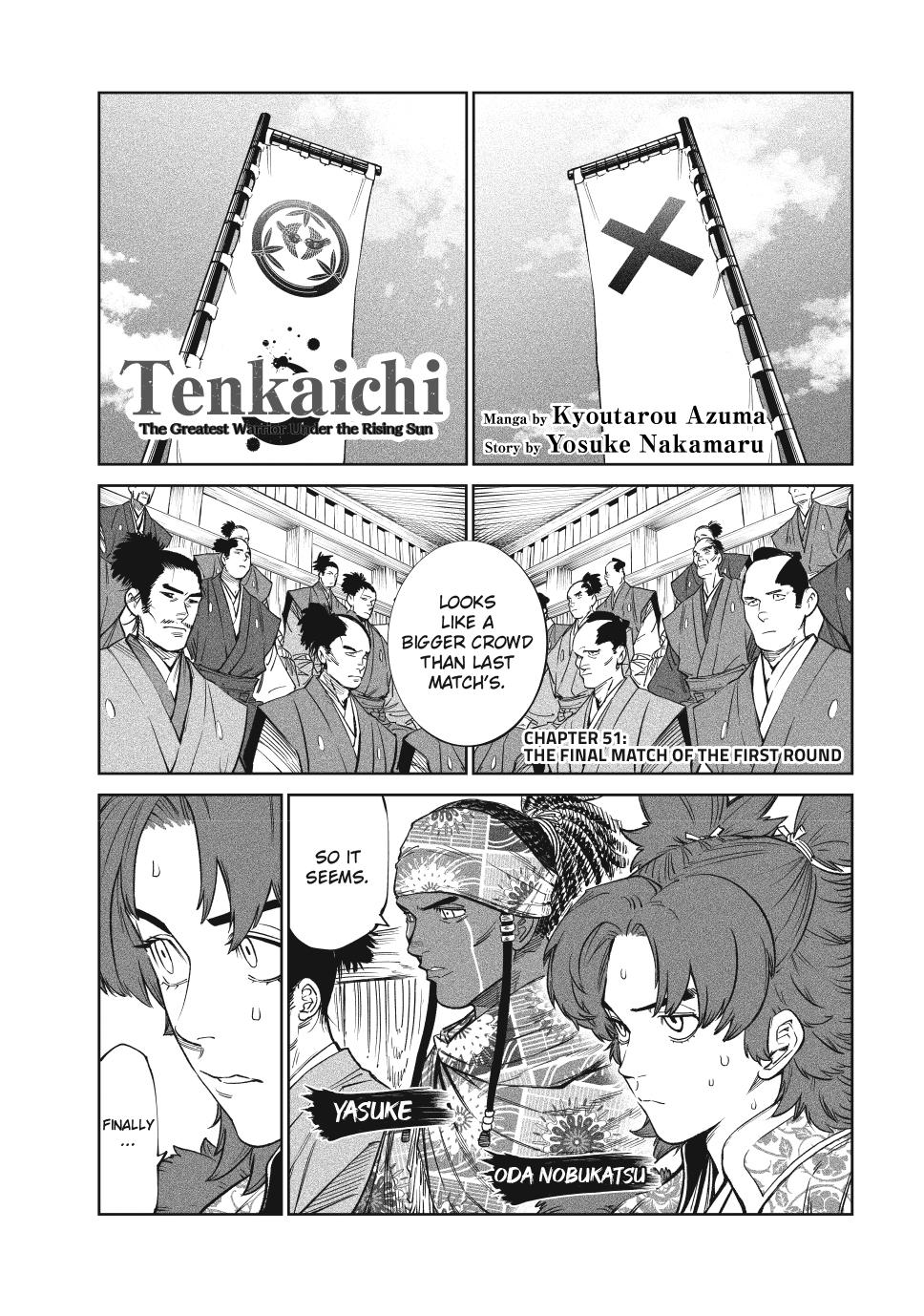 Tenkaichi – Nihon Saikyou Bugeisha Ketteisen Chapter 51 - Page 1