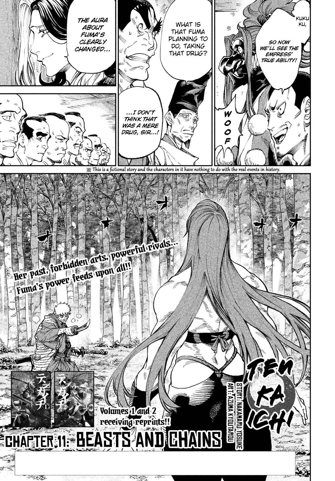 Tenkaichi – Nihon Saikyou Mononofu Ketteisen Chapter 11 - Page 1