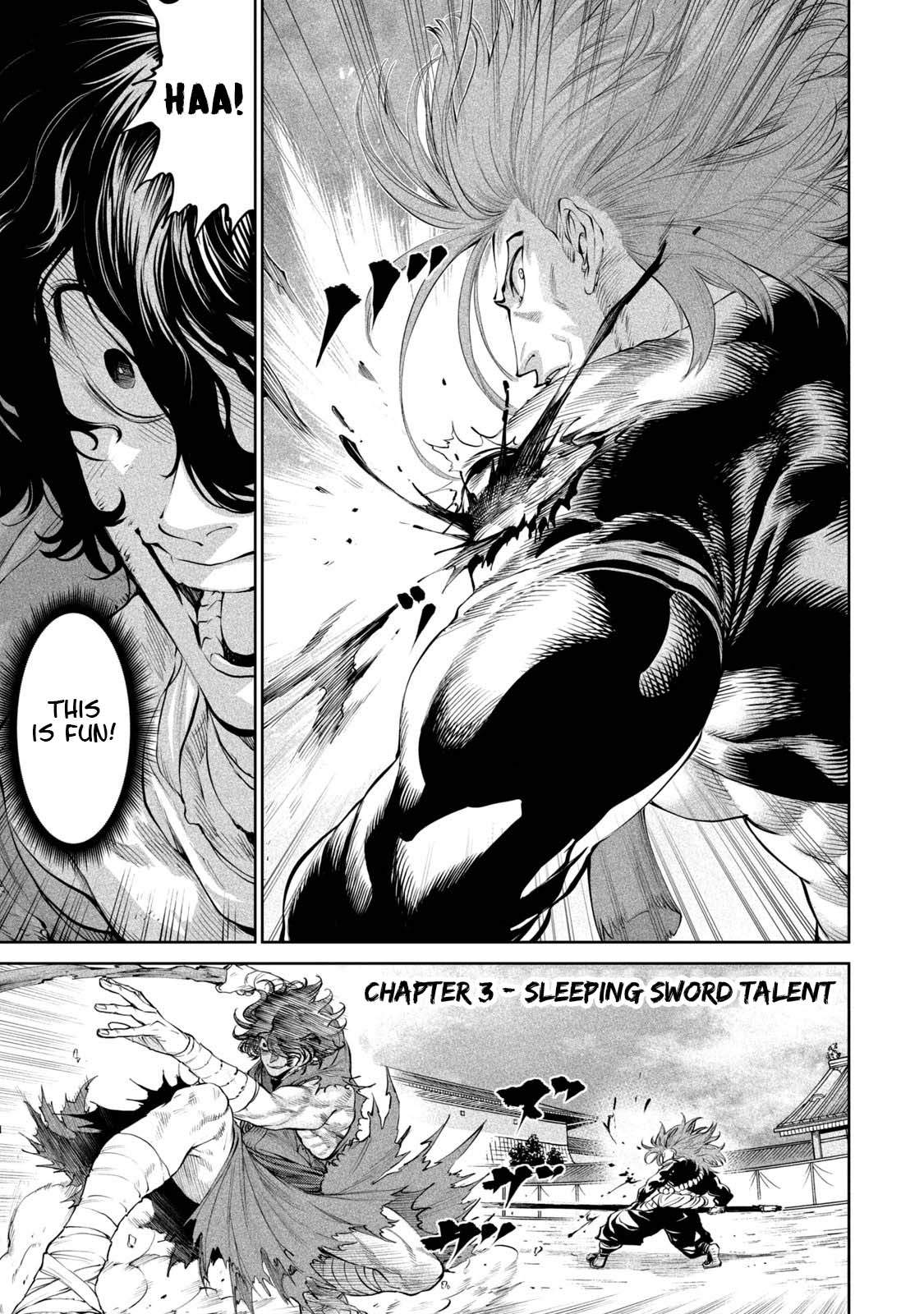 Tenkaichi – Nihon Saikyou Mononofu Ketteisen Chapter 3 - Page 1