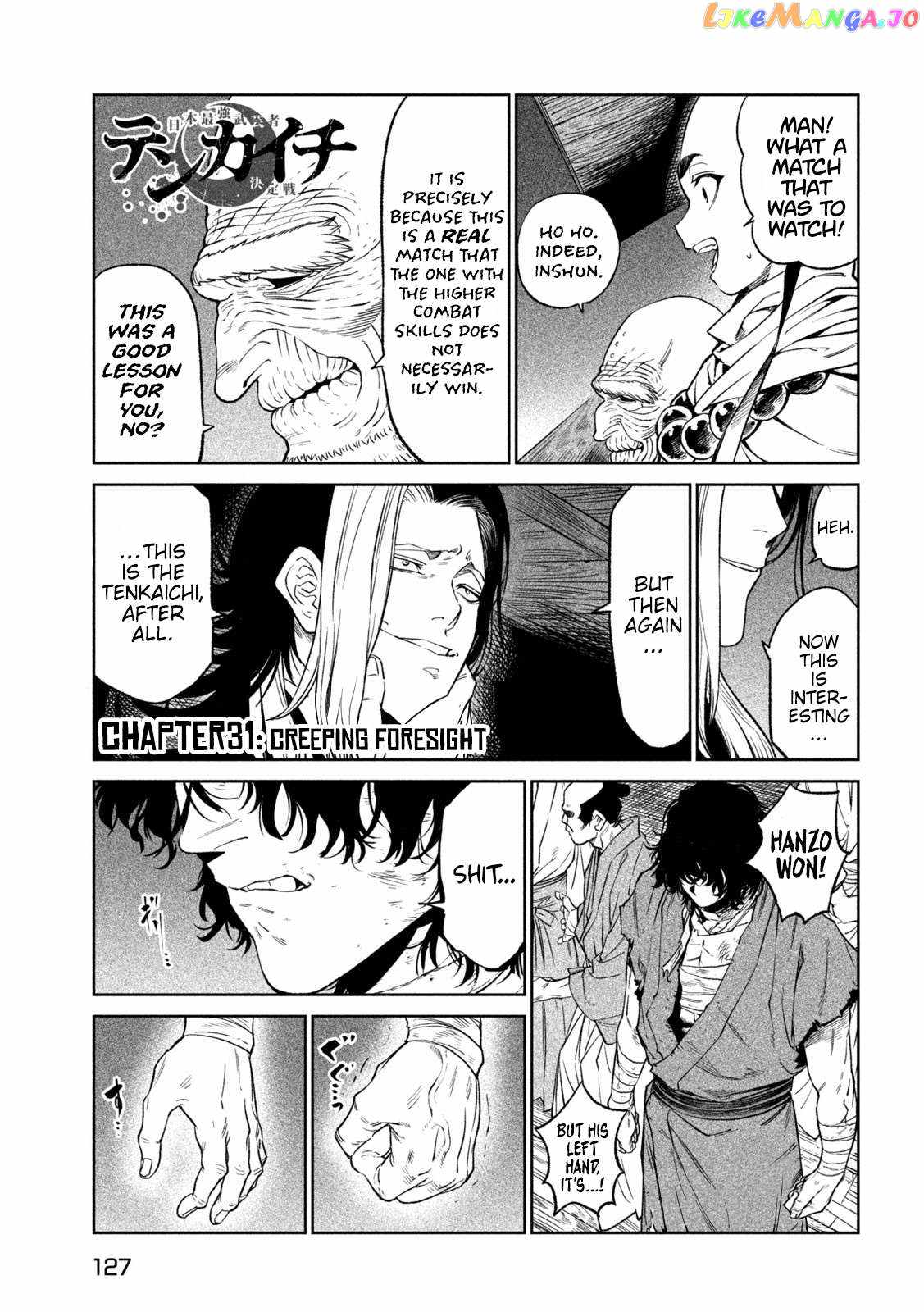 Tenkaichi – Nihon Saikyou Mononofu Ketteisen Chapter 31 - Page 1