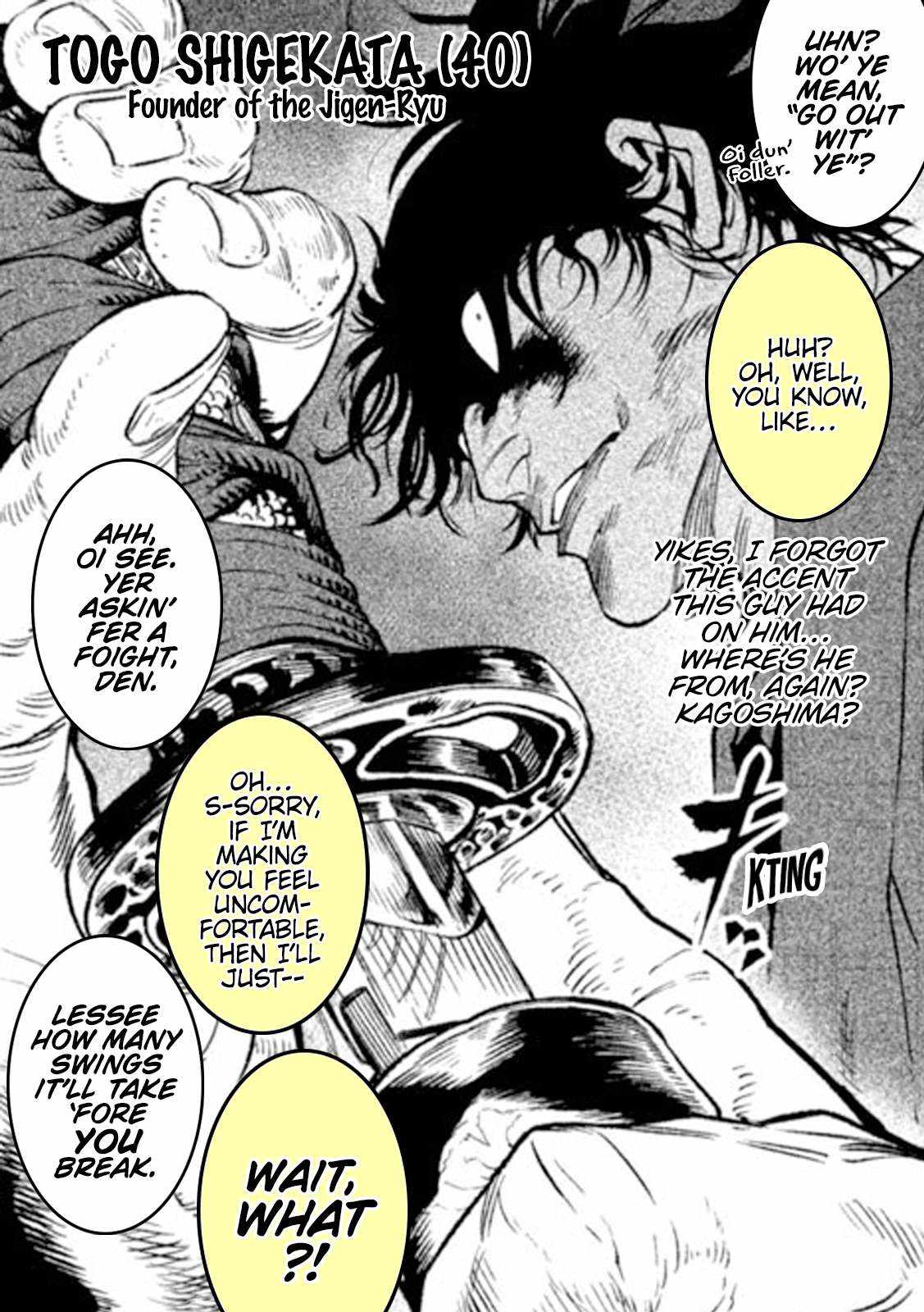 Tenkaichi – Nihon Saikyou Mononofu Ketteisen Chapter 34.5 - Page 1