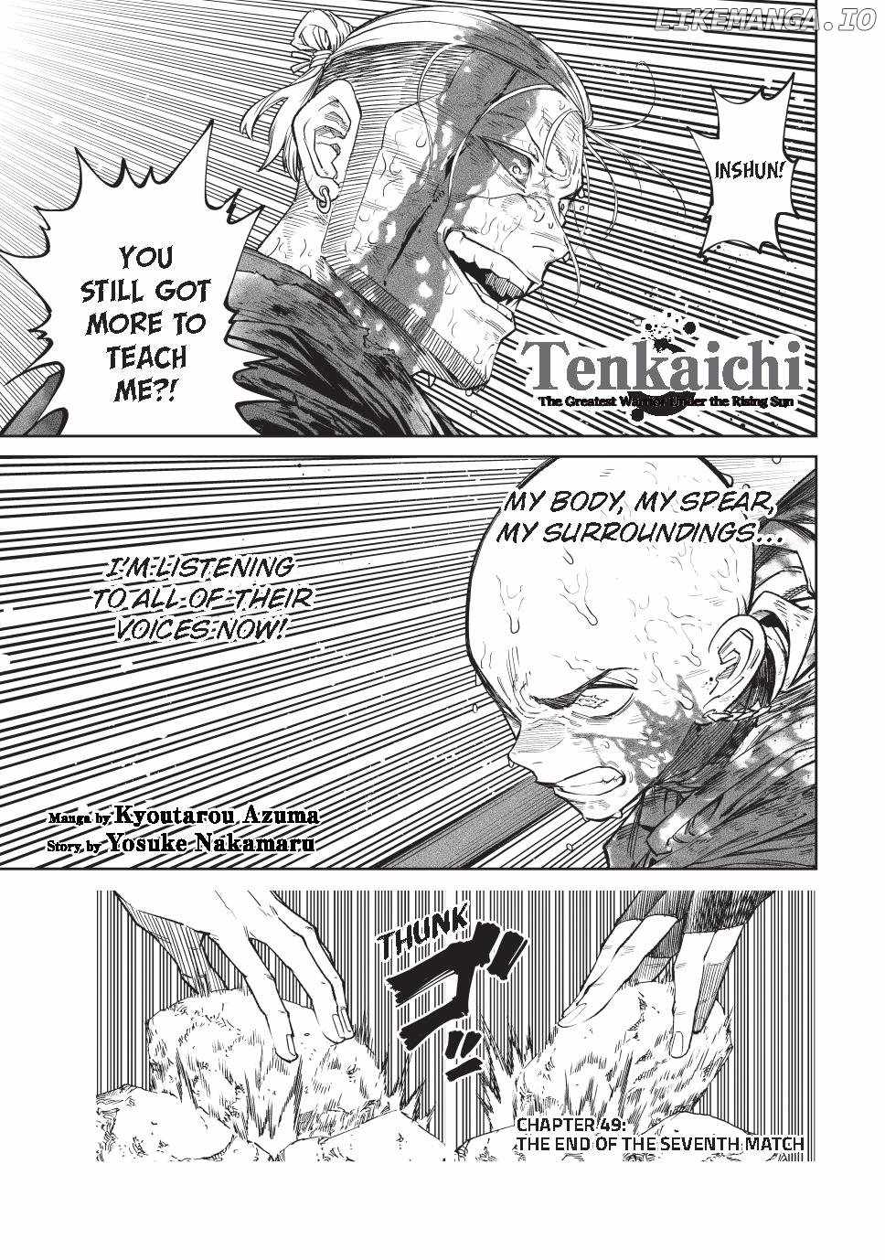 Tenkaichi – Nihon Saikyou Mononofu Ketteisen Chapter 49 - Page 1
