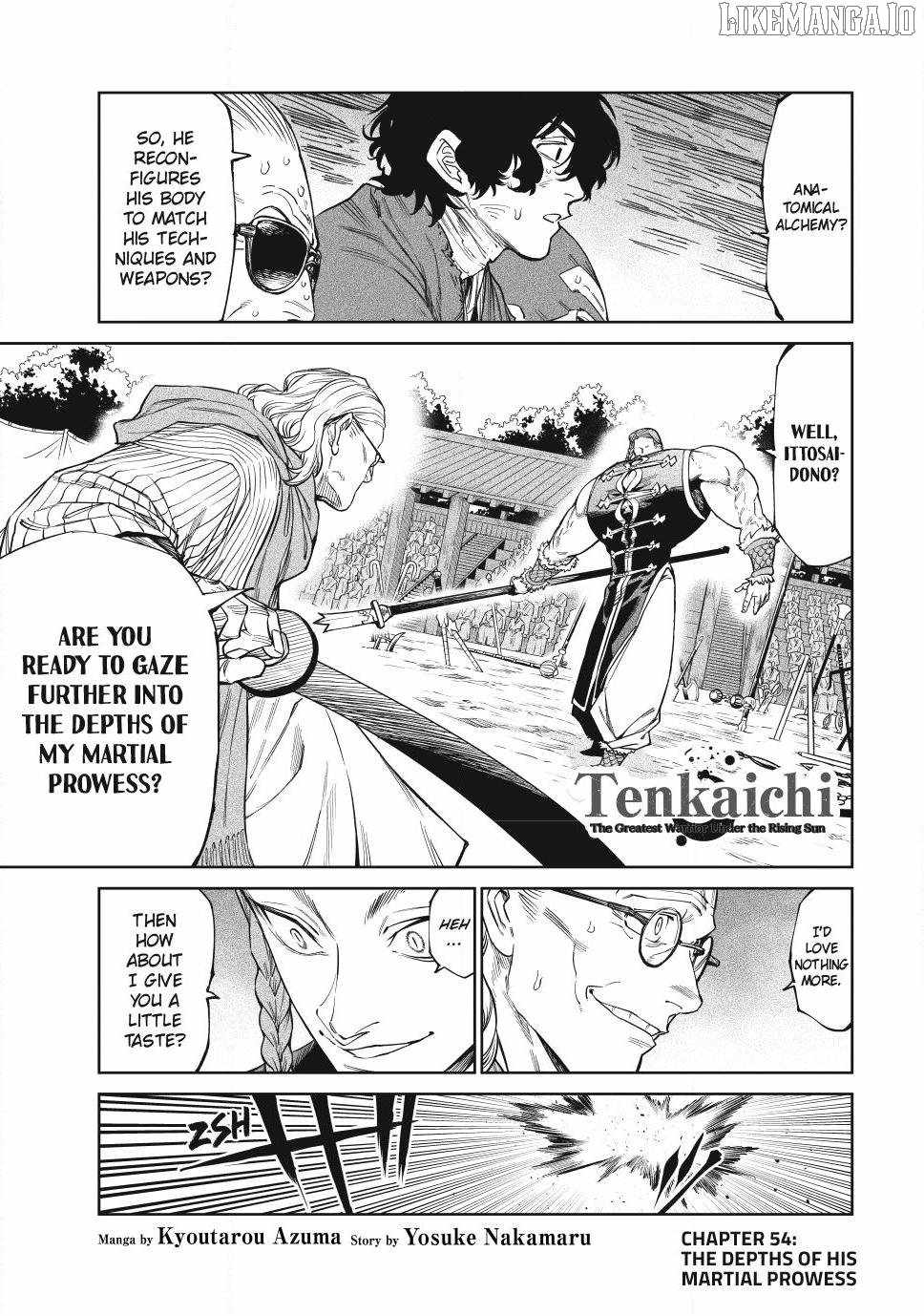 Tenkaichi – Nihon Saikyou Mononofu Ketteisen Chapter 54 - Page 1