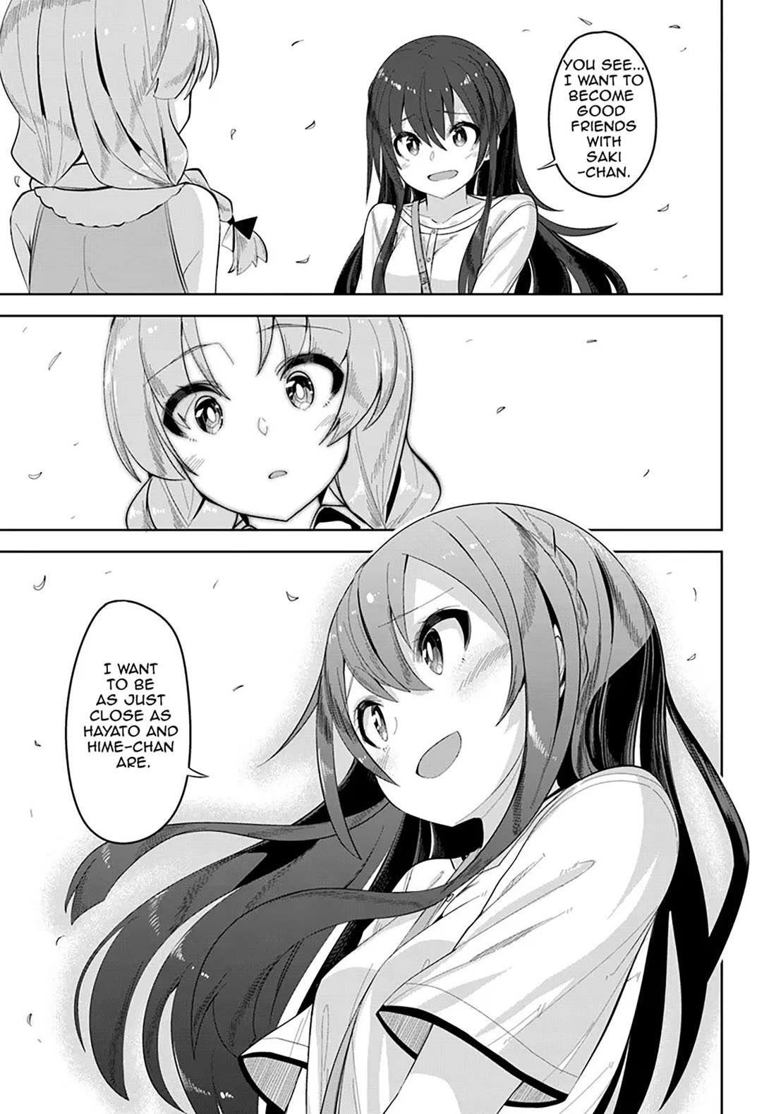 Tenkosaki: The Neat and Pretty Girl at My New School Is a Childhood Friend of Mine Who I Thought Was a Boy Chapter 31 - Page 31