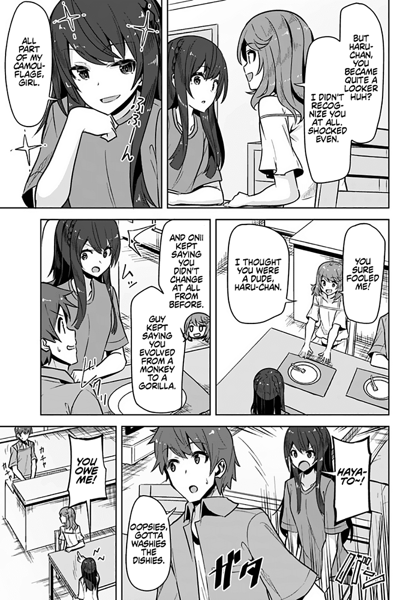Tenkosaki: The Neat and Pretty Girl at My New School Is a Childhood Friend of Mine Who I Thought Was a Boy Chapter 6 - Page 11