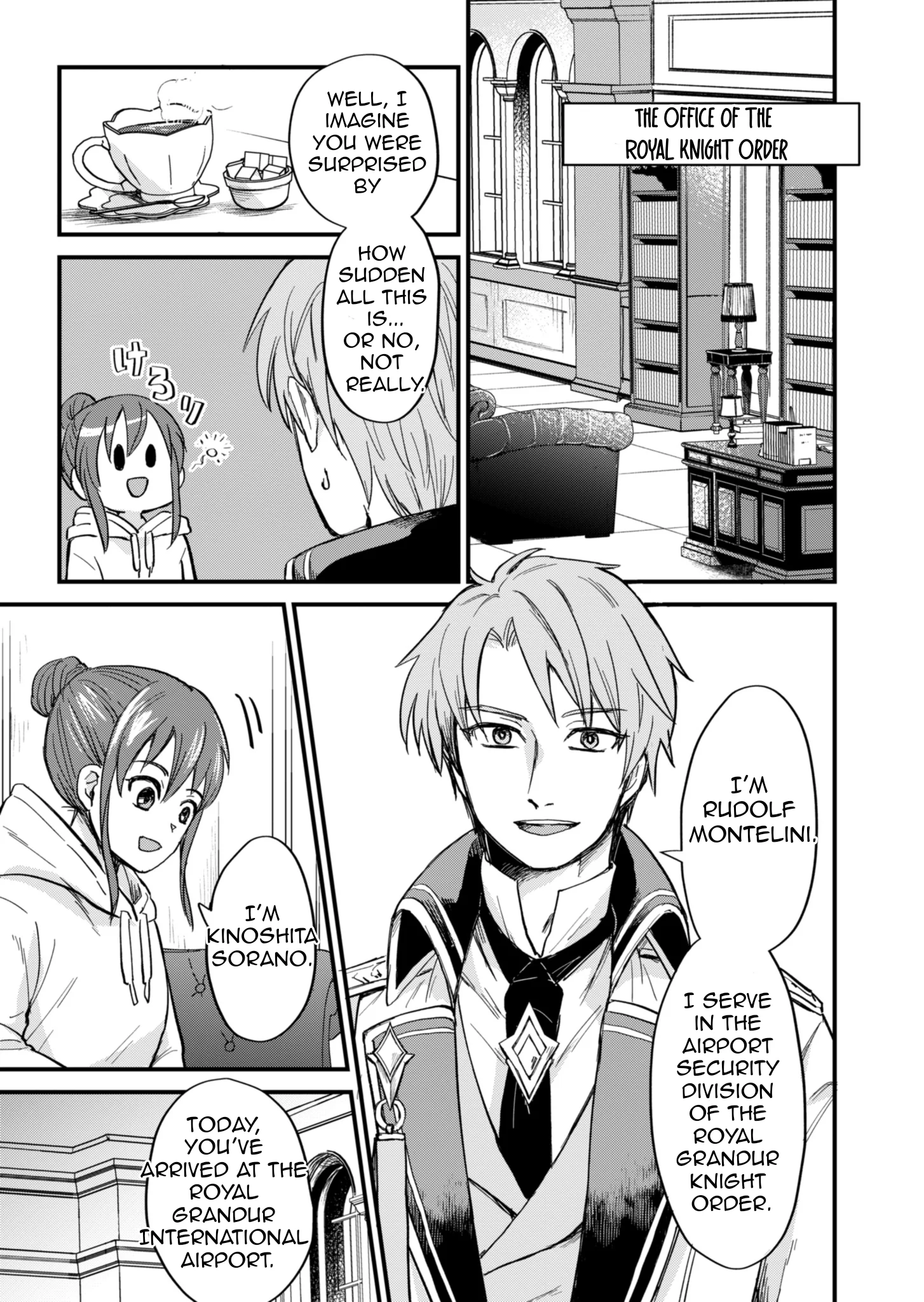Tenkuu no Isekai Bistro-Ten ~Kanban Musume Sorano ga Oishii Shiawase Todokemasu~ Chapter 1 - Page 34