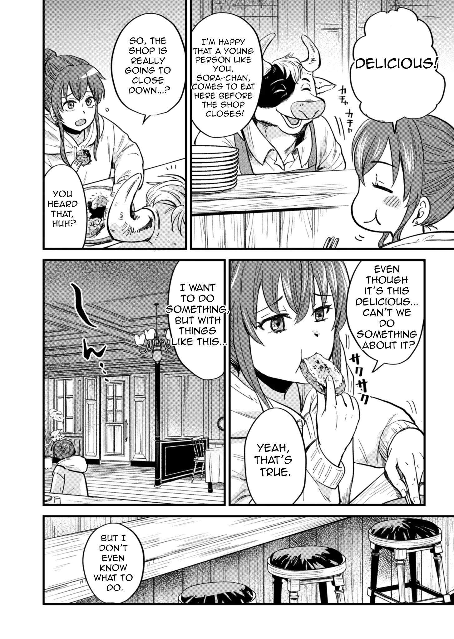 Tenkuu no Isekai Bistro-Ten ~Kanban Musume Sorano ga Oishii Shiawase Todokemasu~ Chapter 1 - Page 51