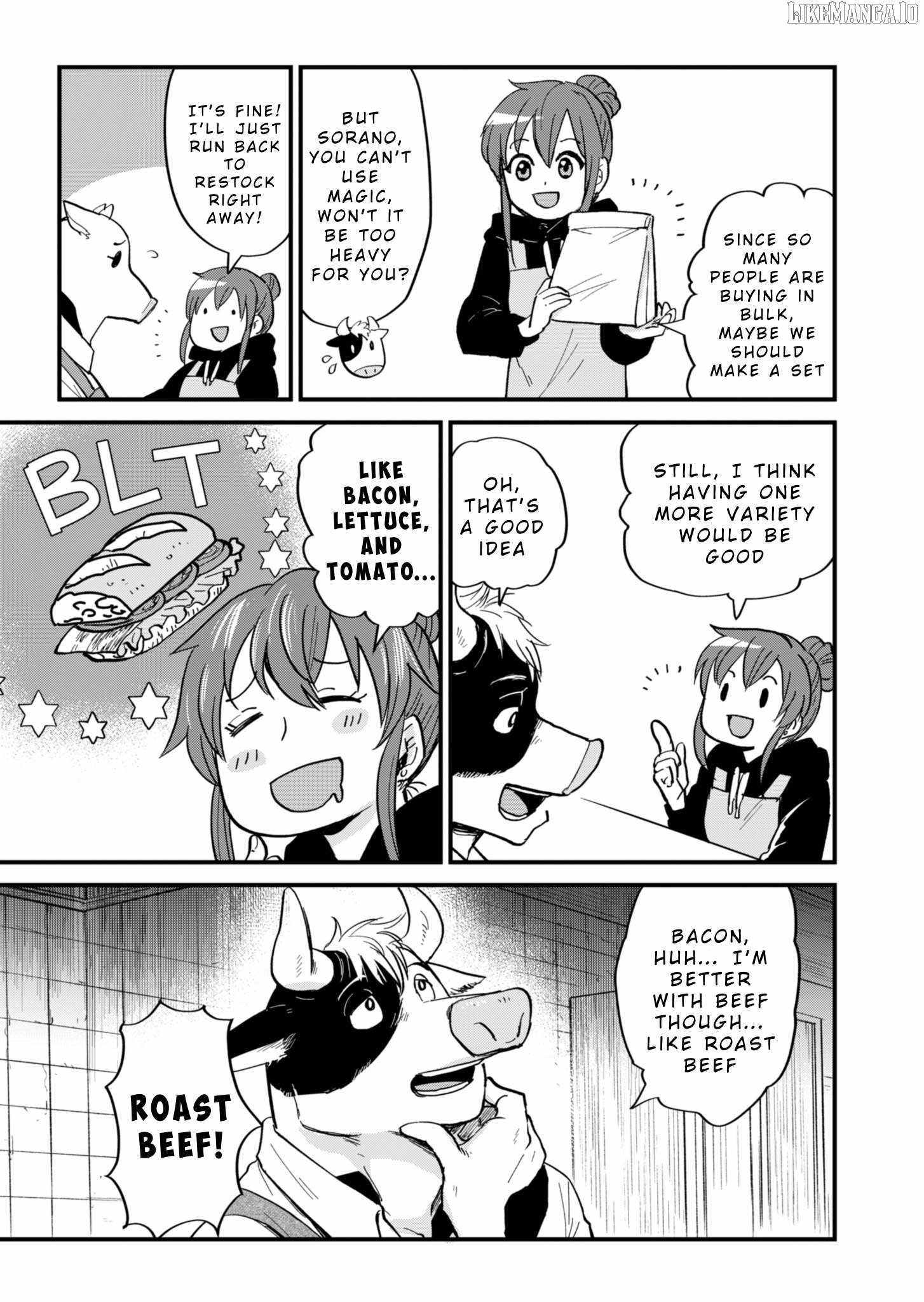 Tenkuu no Isekai Bistro-Ten ~Kanban Musume Sorano ga Oishii Shiawase Todokemasu~ Chapter 3 - Page 11