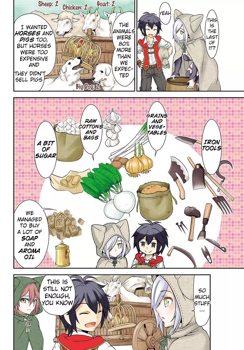 Tenohira Kaitaku Mura de Isekai Kenkokuki: Fueteku Yome-tachi to Nonbiri Mujintou Life Chapter 13 - Page 4