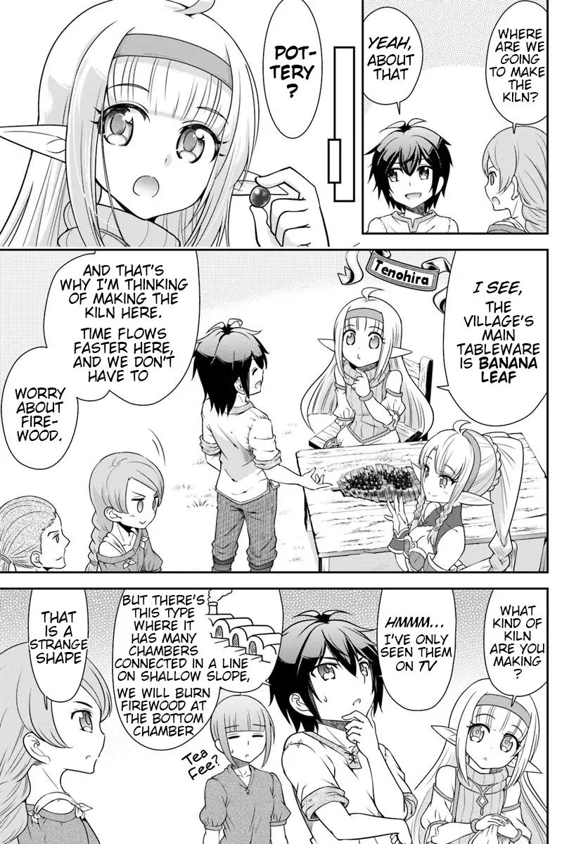 Tenohira Kaitaku Mura de Isekai Kenkokuki: Fueteku Yome-tachi to Nonbiri Mujintou Life Chapter 18 - Page 9