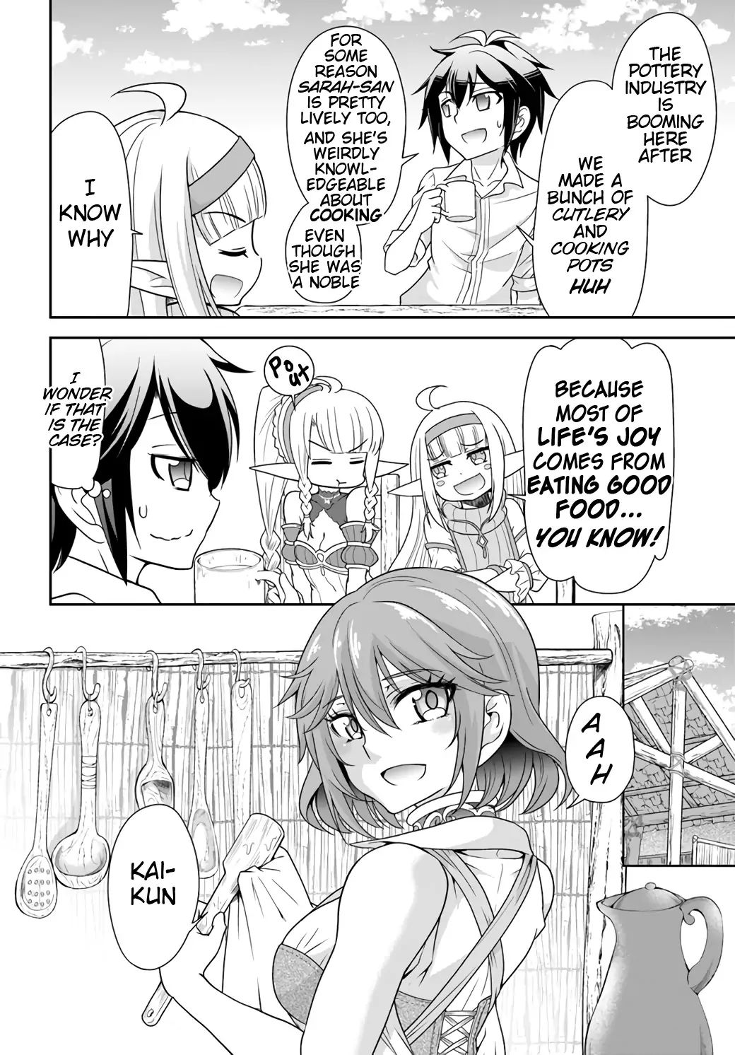 Tenohira Kaitaku Mura de Isekai Kenkokuki: Fueteku Yome-tachi to Nonbiri Mujintou Life Chapter 19 - Page 7
