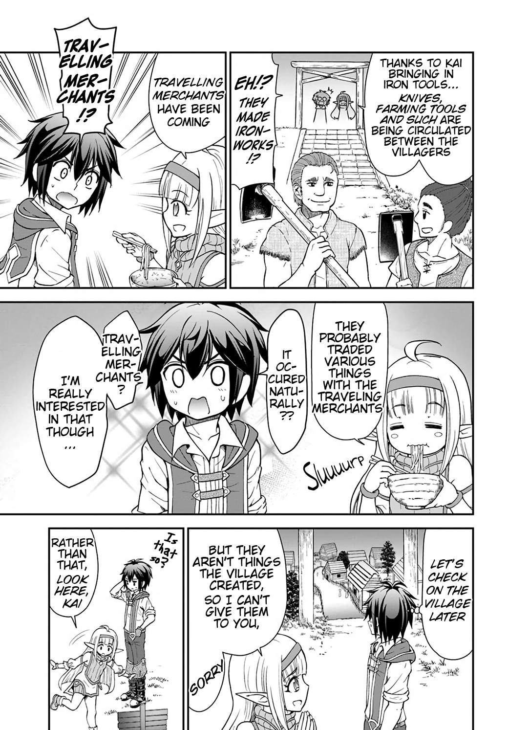 Tenohira Kaitaku Mura de Isekai Kenkokuki: Fueteku Yome-tachi to Nonbiri Mujintou Life Chapter 22 - Page 21