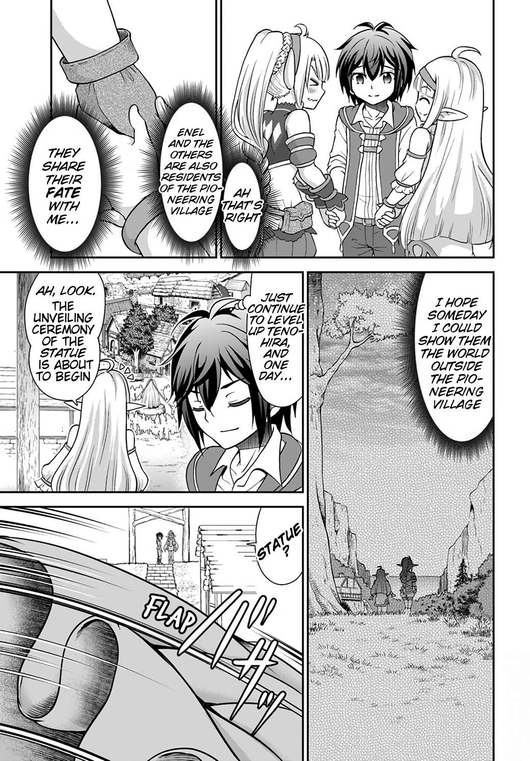 Tenohira Kaitaku Mura de Isekai Kenkokuki: Fueteku Yome-tachi to Nonbiri Mujintou Life Chapter 23 - Page 11
