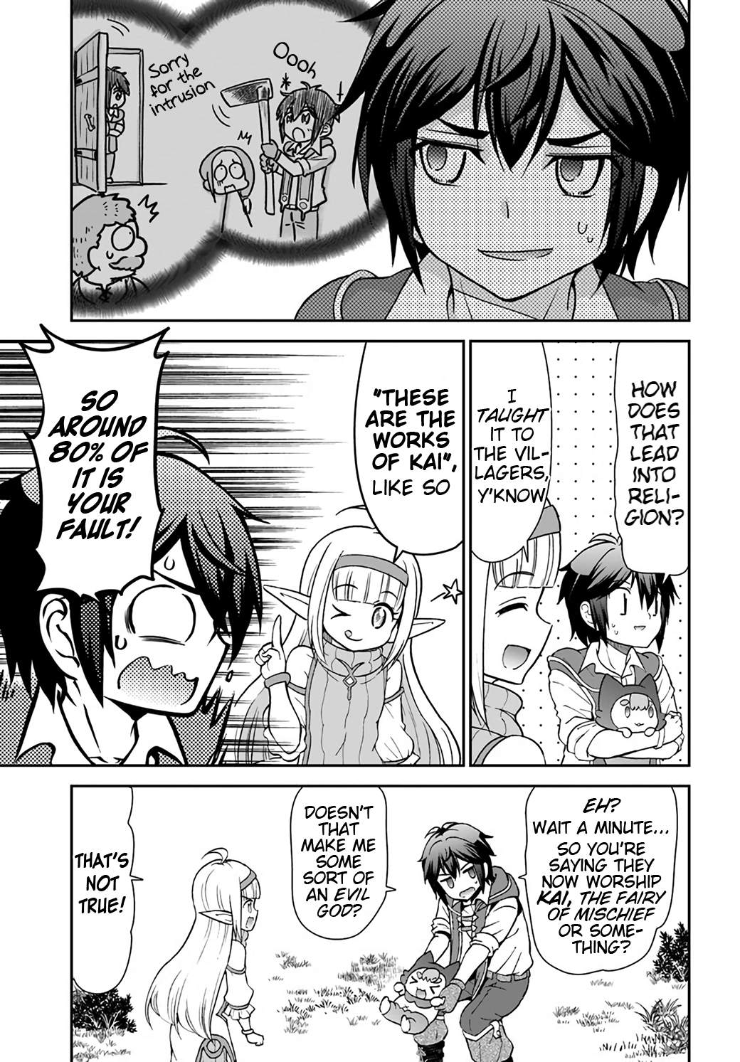 Tenohira Kaitaku Mura de Isekai Kenkokuki: Fueteku Yome-tachi to Nonbiri Mujintou Life Chapter 23 - Page 7