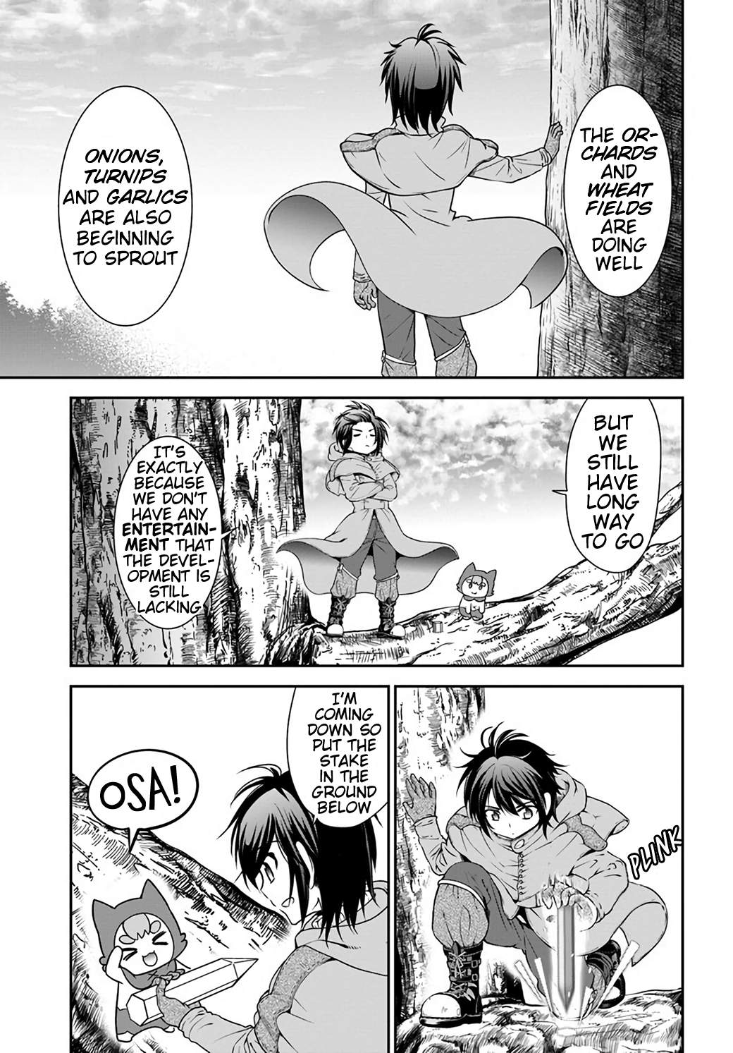 Tenohira Kaitaku Mura de Isekai Kenkokuki: Fueteku Yome-tachi to Nonbiri Mujintou Life Chapter 24 - Page 3