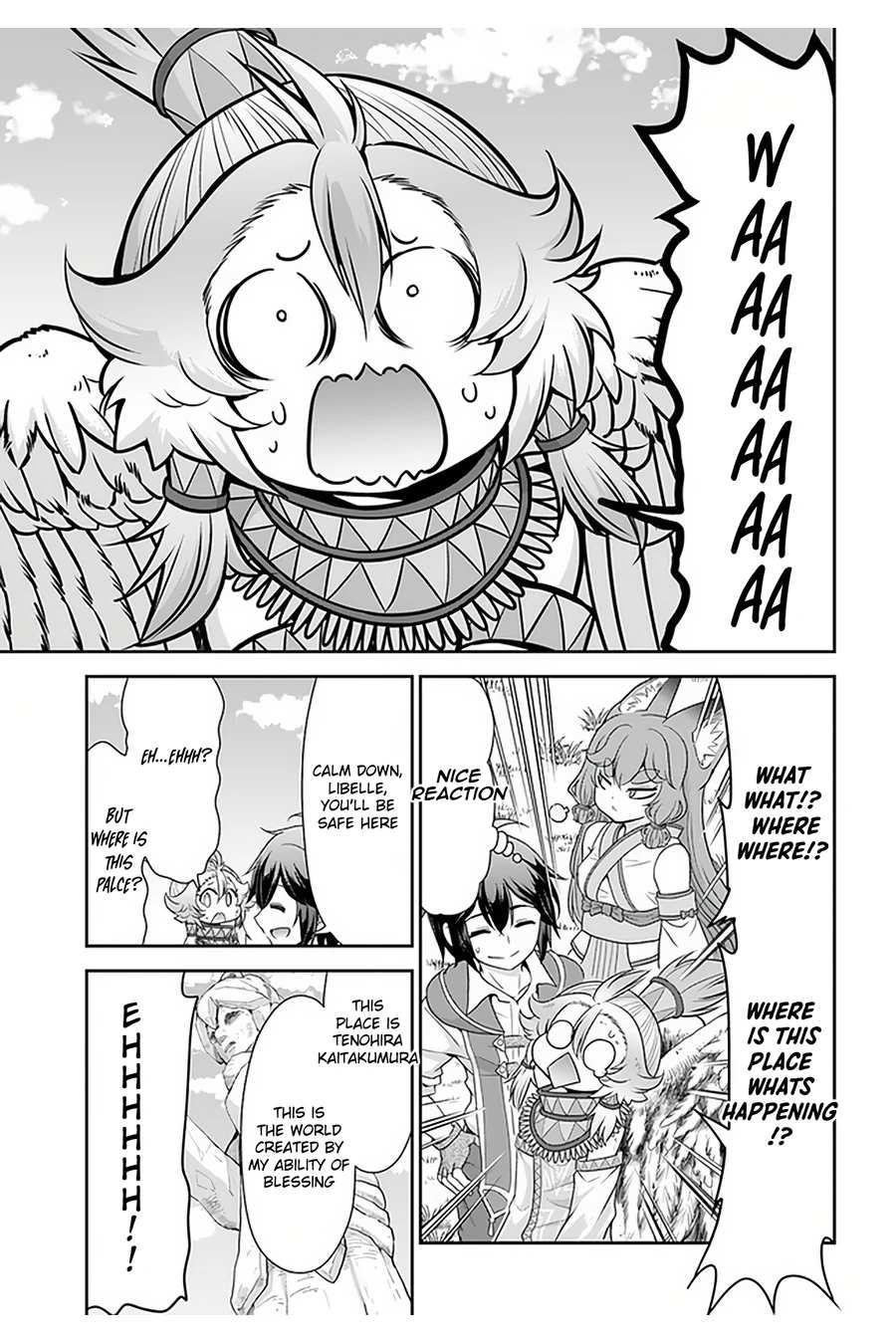 Tenohira Kaitaku Mura de Isekai Kenkokuki: Fueteku Yome-tachi to Nonbiri Mujintou Life Chapter 28 - Page 9