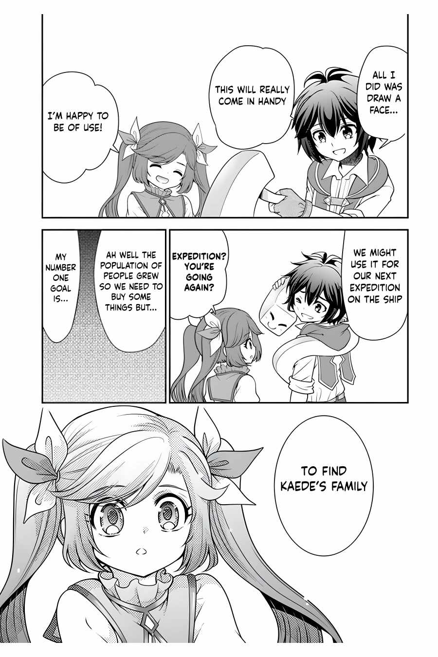 Tenohira Kaitaku Mura de Isekai Kenkokuki: Fueteku Yome-tachi to Nonbiri Mujintou Life Chapter 36 - Page 28