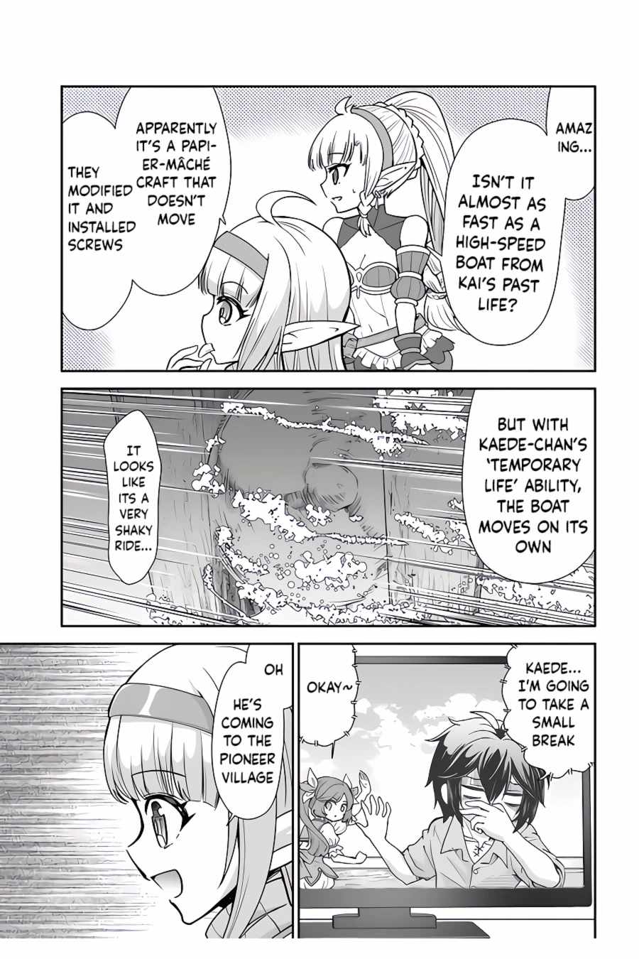 Tenohira Kaitaku Mura de Isekai Kenkokuki: Fueteku Yome-tachi to Nonbiri Mujintou Life Chapter 38 - Page 4