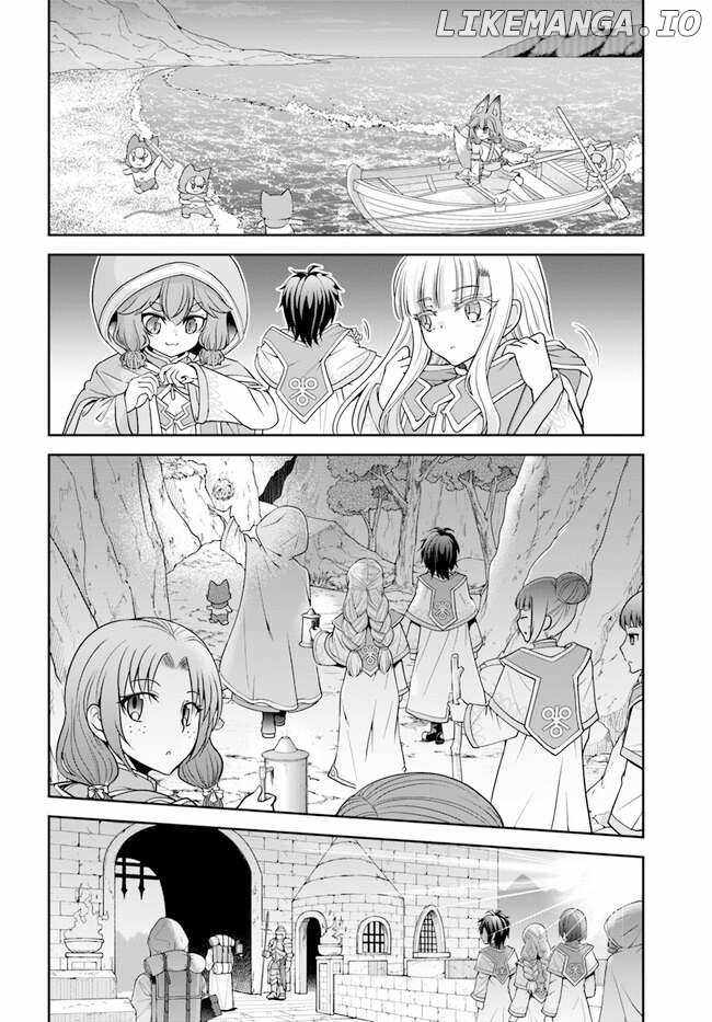 Tenohira Kaitaku Mura de Isekai Kenkokuki: Fueteku Yome-tachi to Nonbiri Mujintou Life Chapter 49 - Page 21