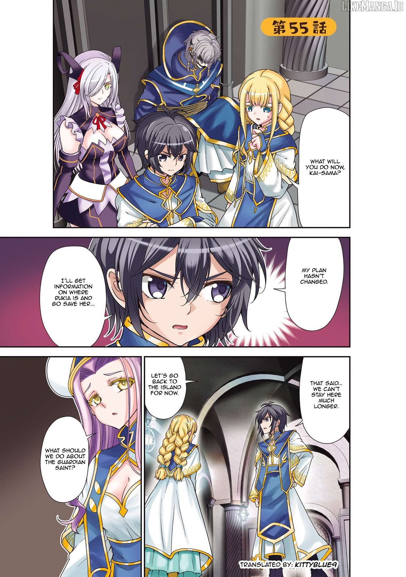 Tenohira Kaitaku Mura de Isekai Kenkokuki: Fueteku Yome-tachi to Nonbiri Mujintou Life Chapter 55 - Page 1