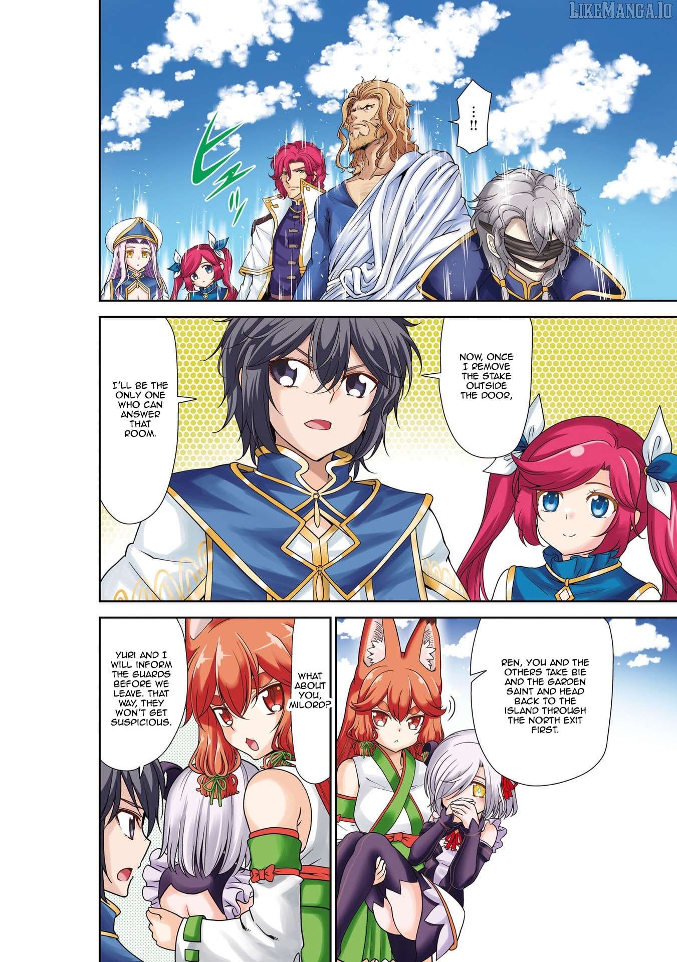 Tenohira Kaitaku Mura de Isekai Kenkokuki: Fueteku Yome-tachi to Nonbiri Mujintou Life Chapter 55 - Page 3