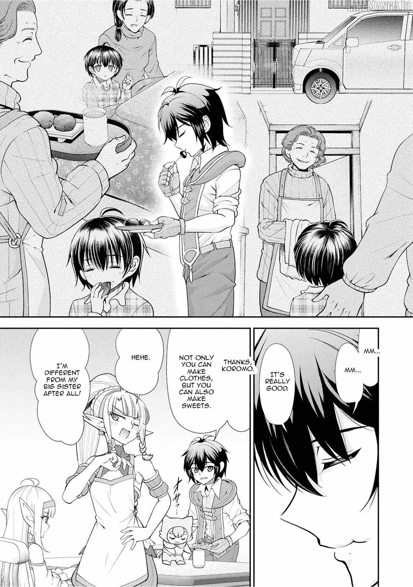 Tenohira Kaitaku Mura de Isekai Kenkokuki: Fueteku Yome-tachi to Nonbiri Mujintou Life Chapter 58 - Page 12