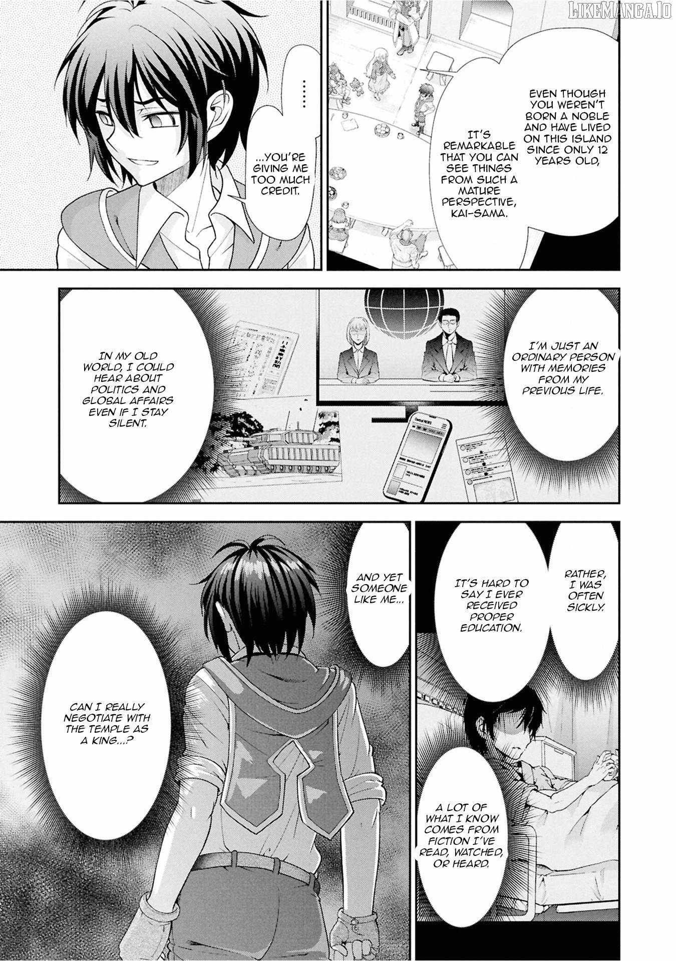 Tenohira Kaitaku Mura de Isekai Kenkokuki: Fueteku Yome-tachi to Nonbiri Mujintou Life Chapter 58 - Page 8