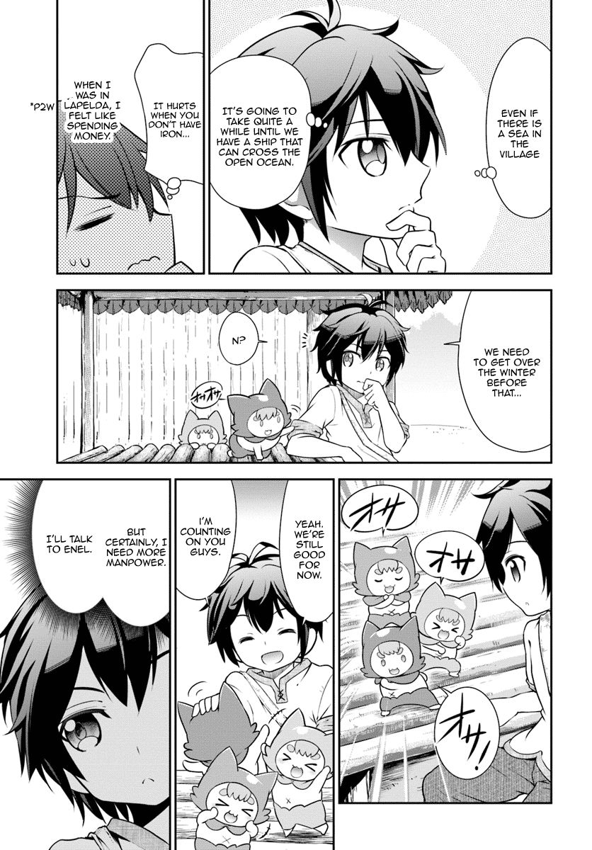 Tenohira Kaitaku Mura de Isekai Kenkokuki: Fueteku Yome-tachi to Nonbiri Mujintou Life Chapter 7 - Page 22