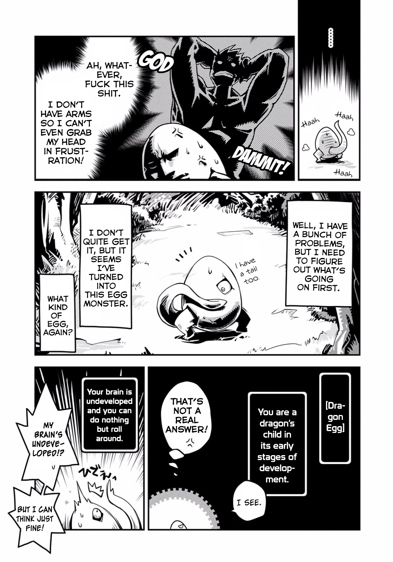 Tensei Shitara Dragon no Tamago Datta – Saikyou Igai Mezasa Nee Chapter 1 - Page 7