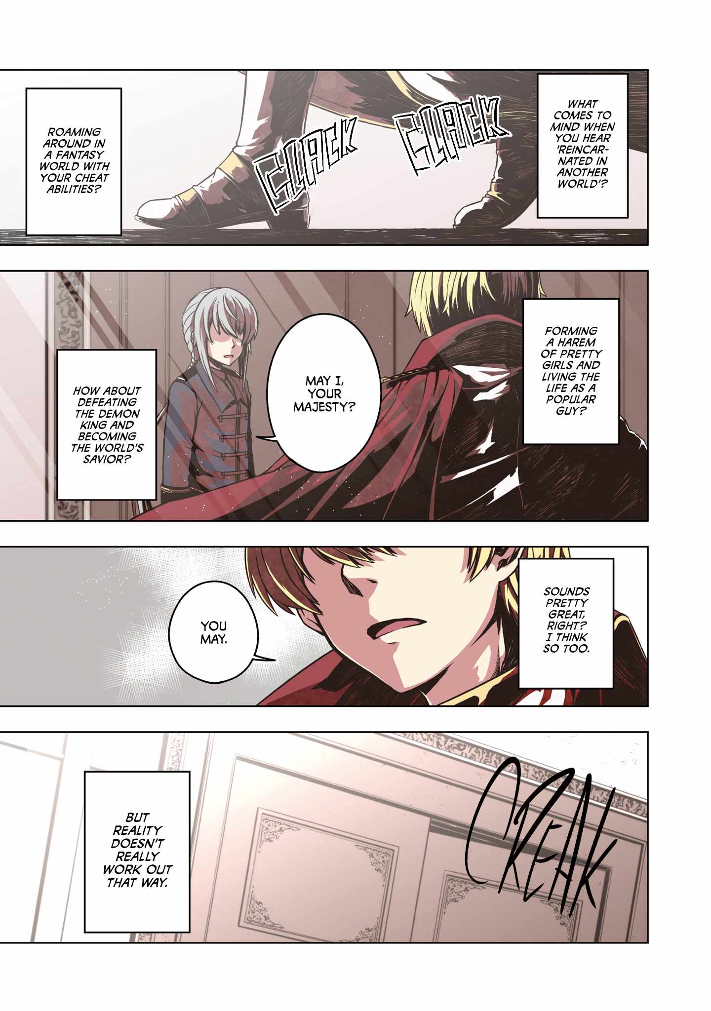 Tensei Shitara Koutei deshita ~Umare Nagara no Koutei wa Kono Saki Ikinokoreru ka Chapter 1 - Page 4