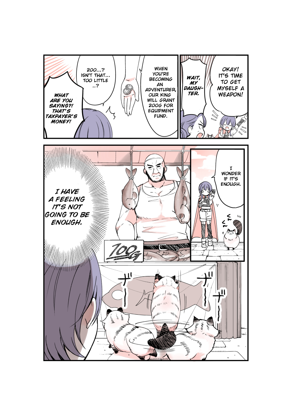 Tensei Shite mo Neko wa Neko Chapter 4 - Page 1
