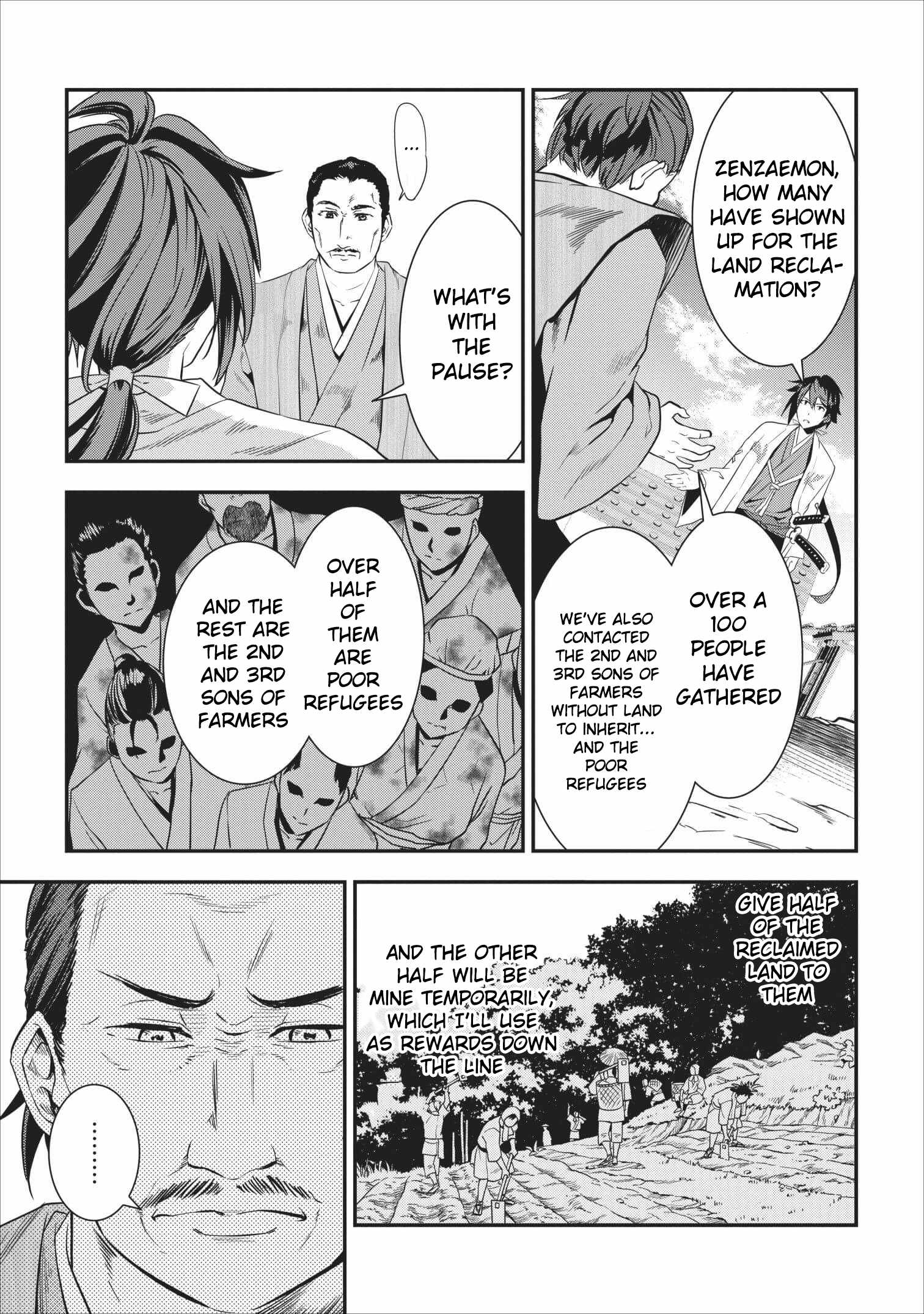 Tensei! Takenaka hanbei 〜 maina bushou ni tensei shita nakama-tachi to sengokuranse wo ikinuku 〜 Chapter 2 - Page 14