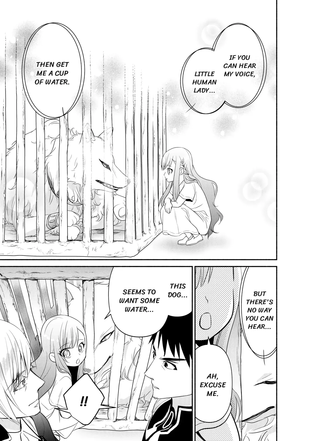Tensei Youjo. Kamikemono to Ouji to, Saikyou no Ojisan Youhei-dan no Naka de Ikiru Chapter 1 - Page 13